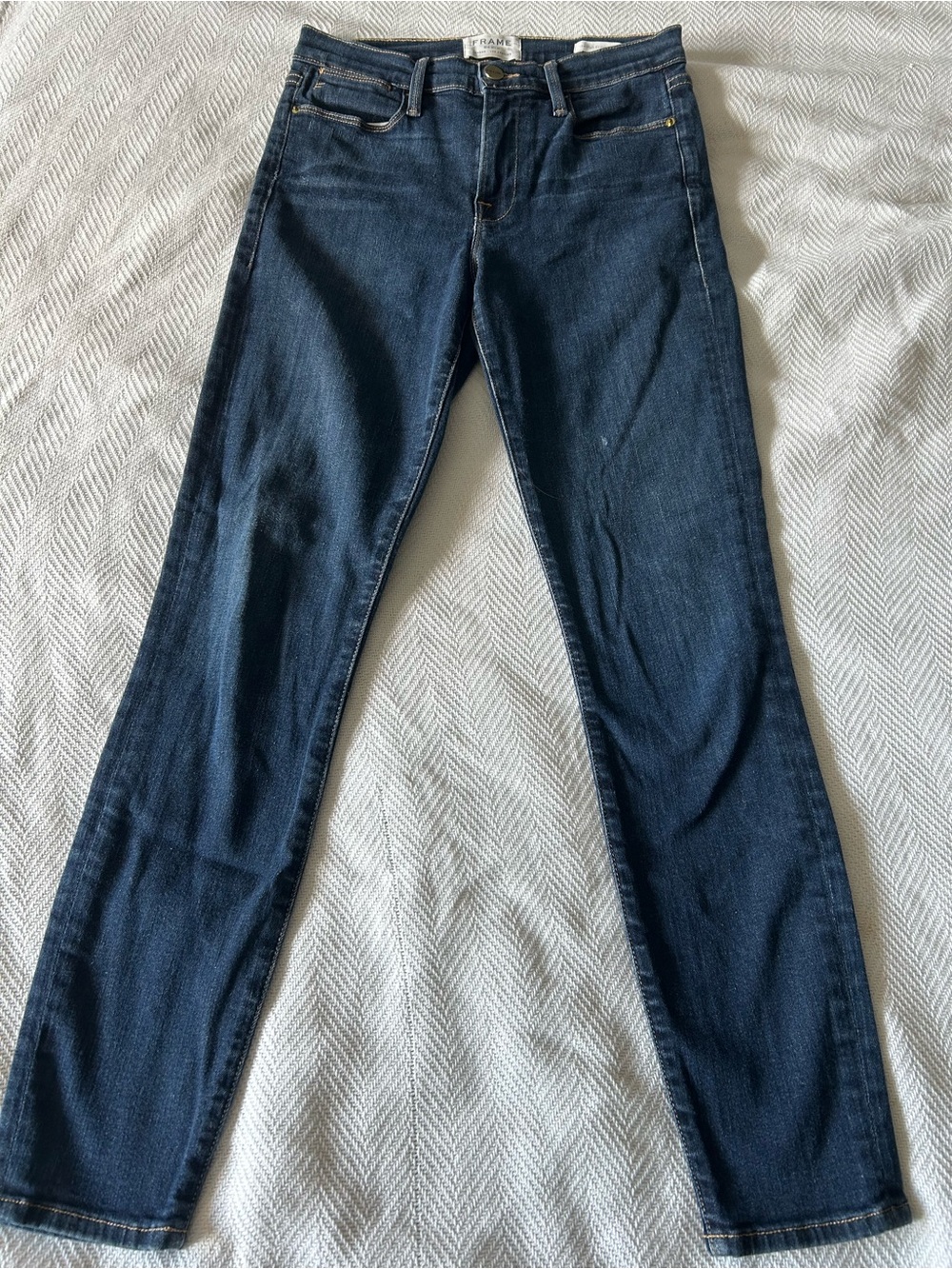 Frame Le High Skinny Crop Dark Blue Women's Jeans
